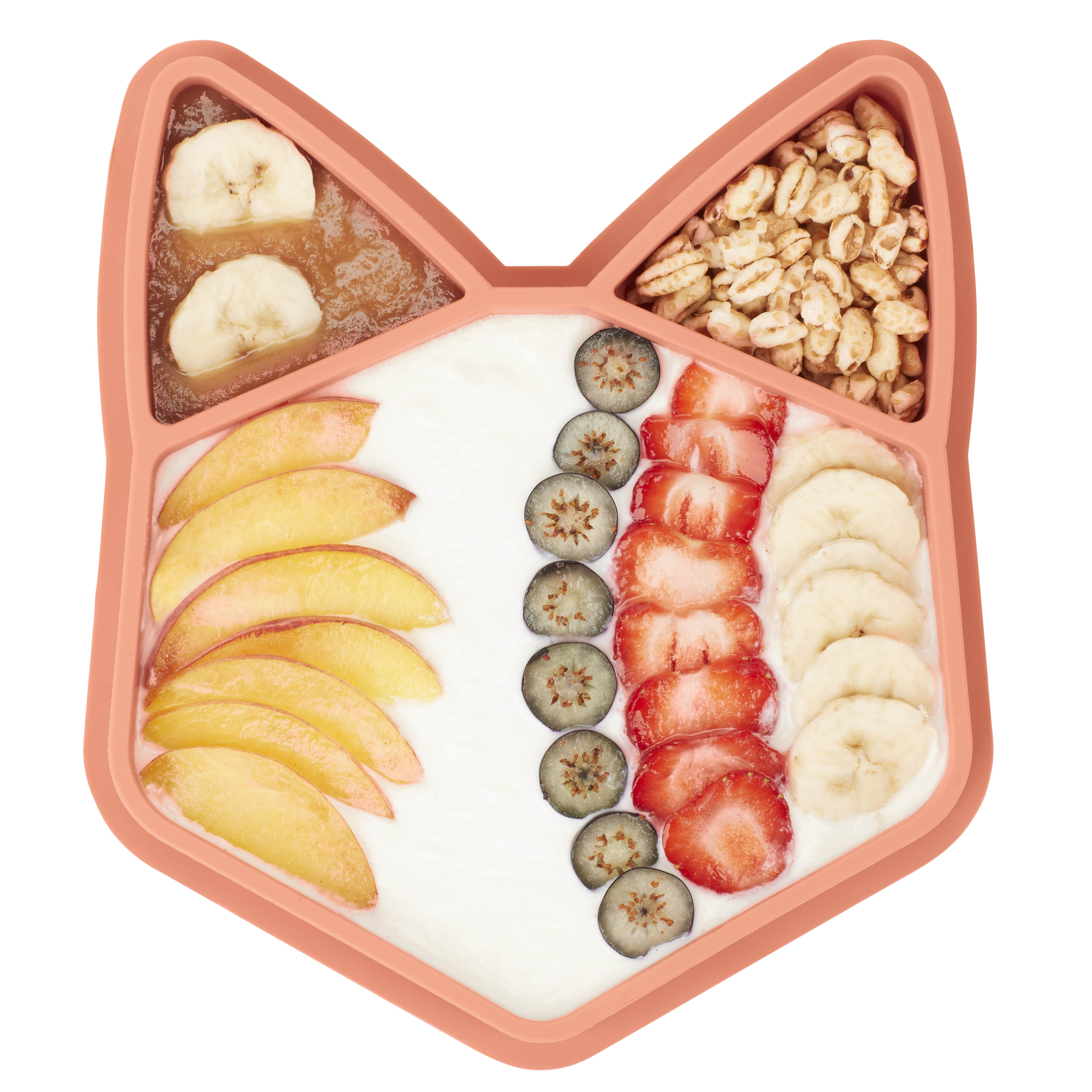 Babymoov ISY Plate Fox Silicone Suction Animal Plate